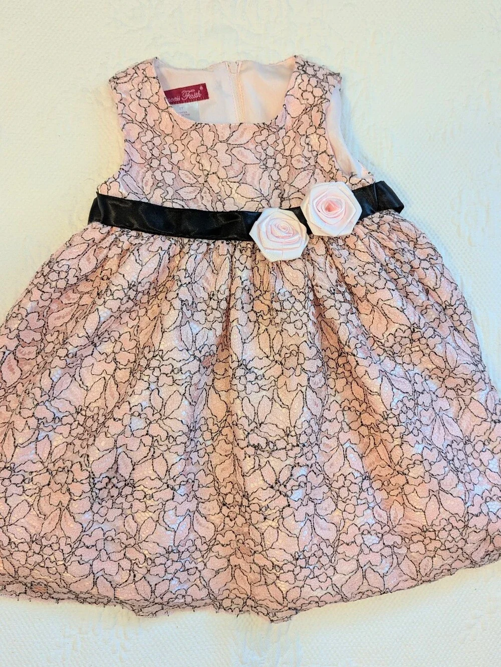 Sz 2 Holiday Bundle: Mud Pie & Princess Faith Dresses + America Princess Sweater